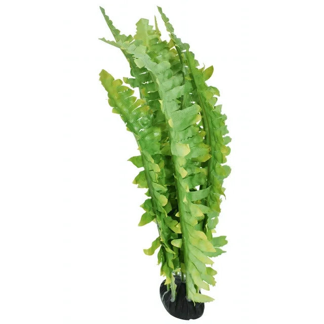 Reptile Green Artificial Silk Fern Plant for Tank - Aquarium Decor