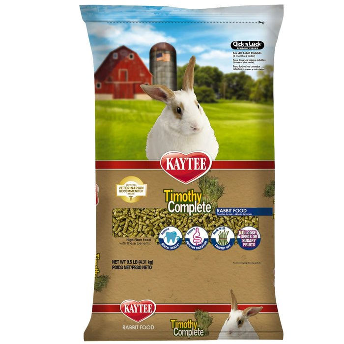 Timothy Complete Pet Rabbit Food, Pelleted Food - 9.5 Pounds