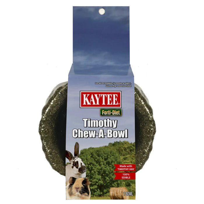 Forti-Diet Timothy Treat Chew-A-Bowl for Small Animals