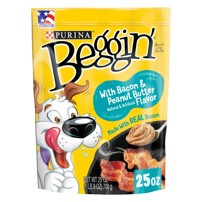 Beggin' Strips Dog Treats, Bacon and Peanut Butter Flavored Dog Treats