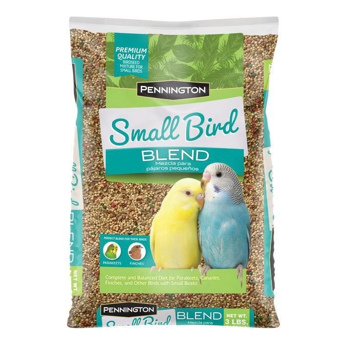 Small Breed Everyday Blend Dry Bird Food, for Parakeets, Canaries and Finches - 3 lb. Bag