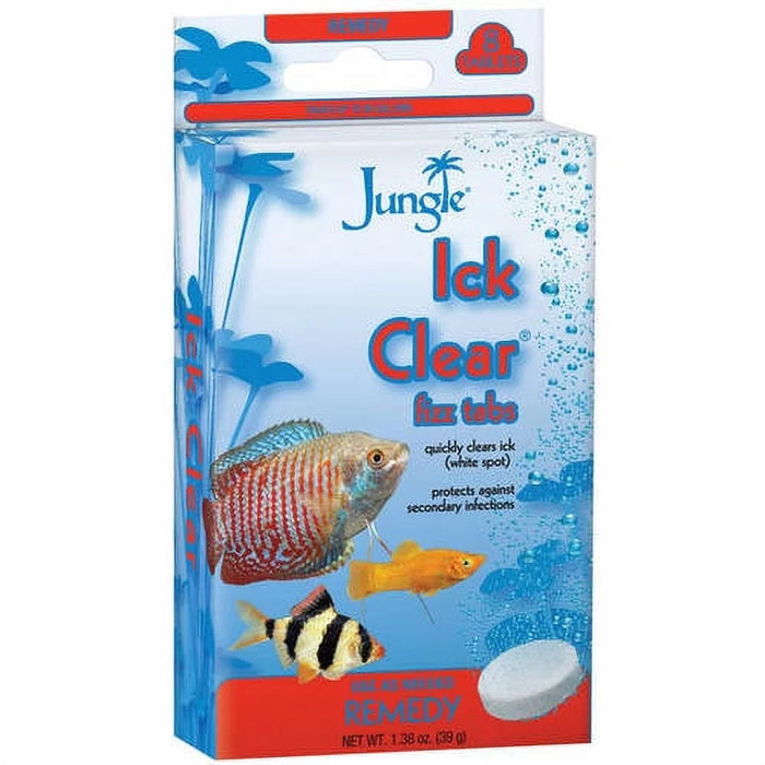 Ick Clear Fizz Tablets for Cleaner Aquariums - 8 Ct