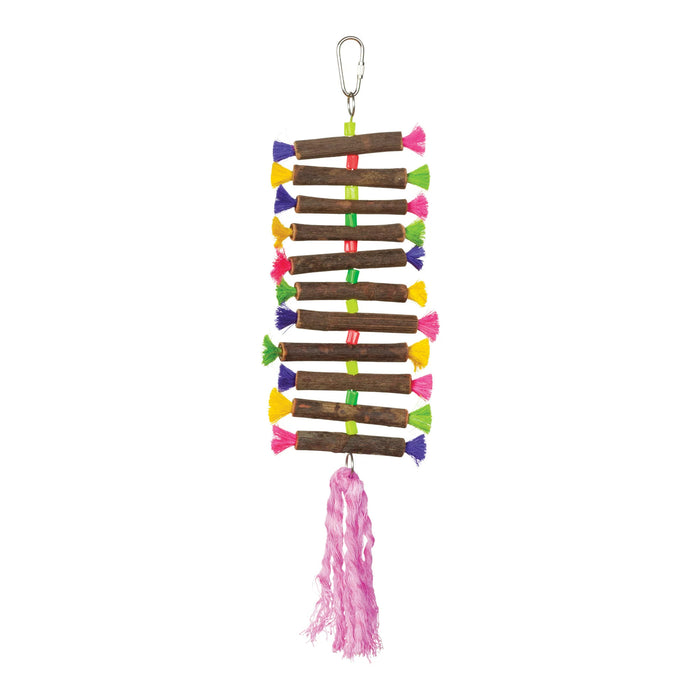 Twisting Sticks Bird Toy with All Natural Coconut Fibers - Brown