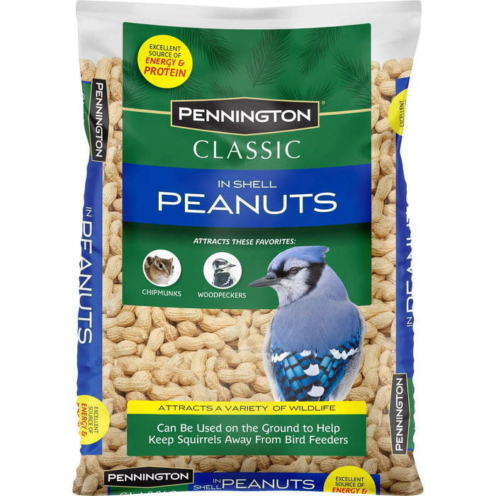 Pennington In Shell Peanuts Wildlife and Wild Bird Food, 5 lb. Bag, Dry - 1 Pack