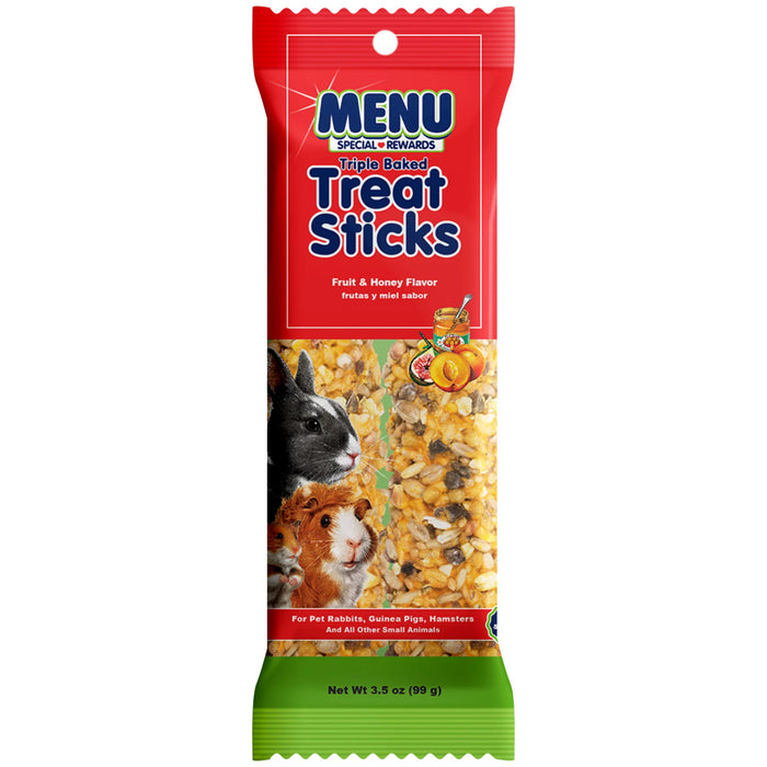 Menu Crunch Sticks Chewable Treat for Rabbits, Guinea Pigs and Hamsters