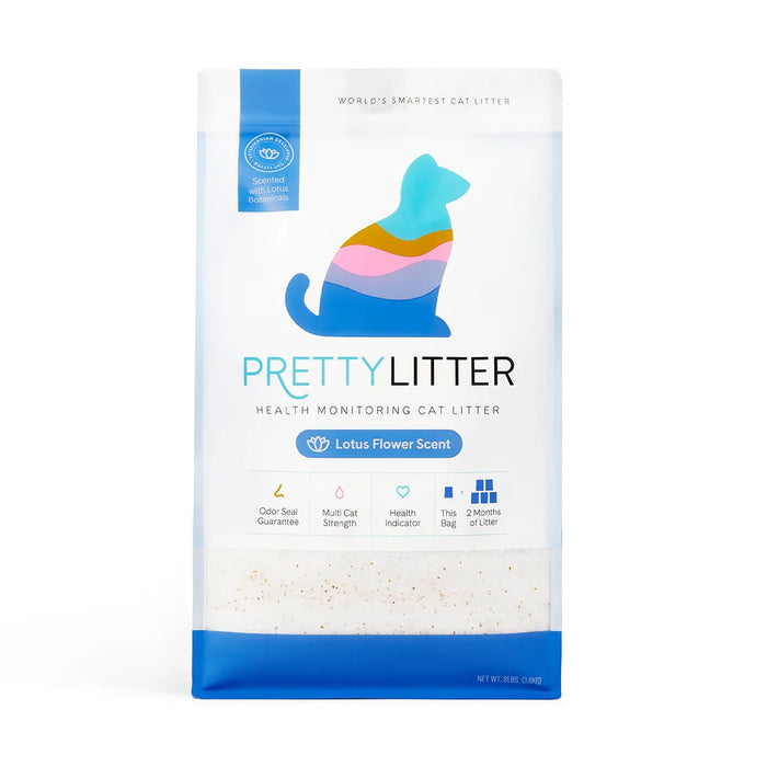 Health Monitoring Cat Litter, Lotus Flower Scent - 8 lb