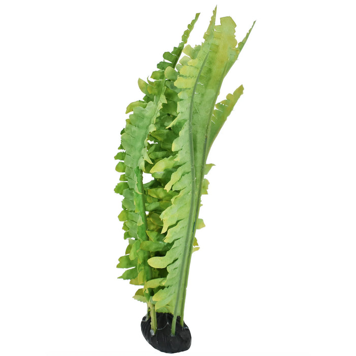 Reptile Green Artificial Silk Fern Plant for Tank - Aquarium Decor