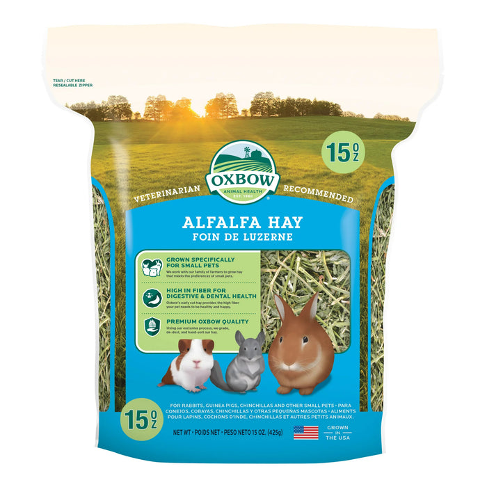 Alfalfa Hay Dry Small Animal Food, 15 oz.