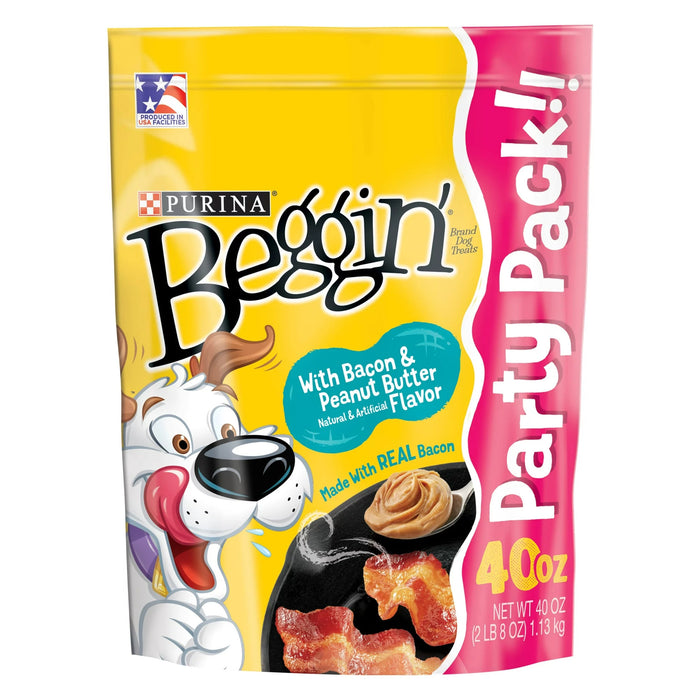 Beggin' Strips Dog Treats, Bacon and Peanut Butter Flavored Dog Treats