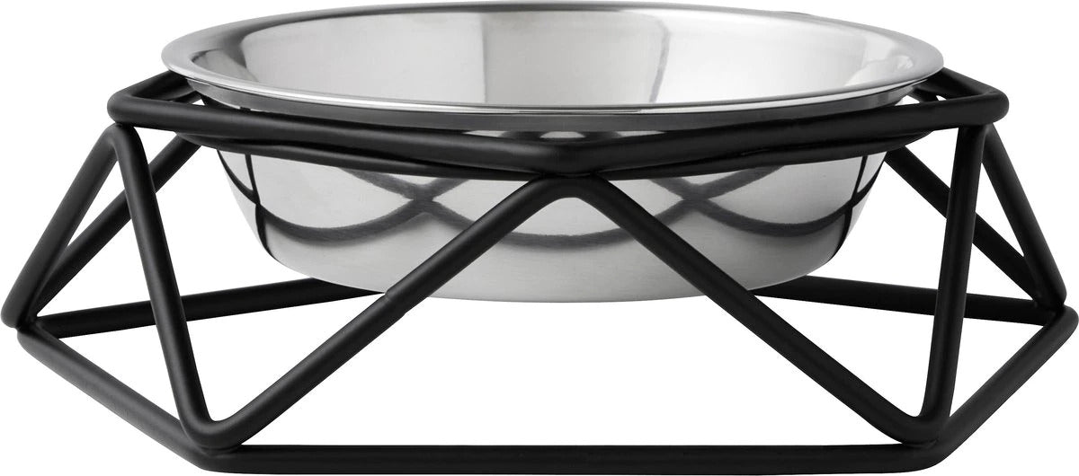 Elevated Stainless Steel Dog & Cat Bowl with Metal Stand