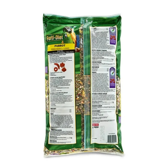 Kaytee Forti-Diet Parrot Food, Feather Health - 8 lb