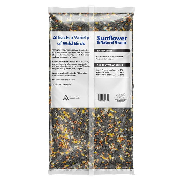 Sunflower & Grains Wild Bird Feed, Dry, 1 Count per Pack, 5 lb. Bag