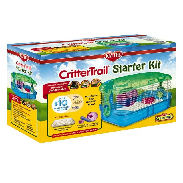 Starter Kit Habitat for Pet Gerbils - Hamsters or Mice