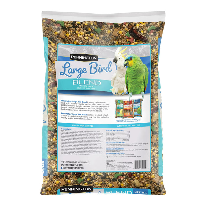 Large Bird Everyday Blend Bird Food for Parrots, Cockatoos; 3 lb. Bag