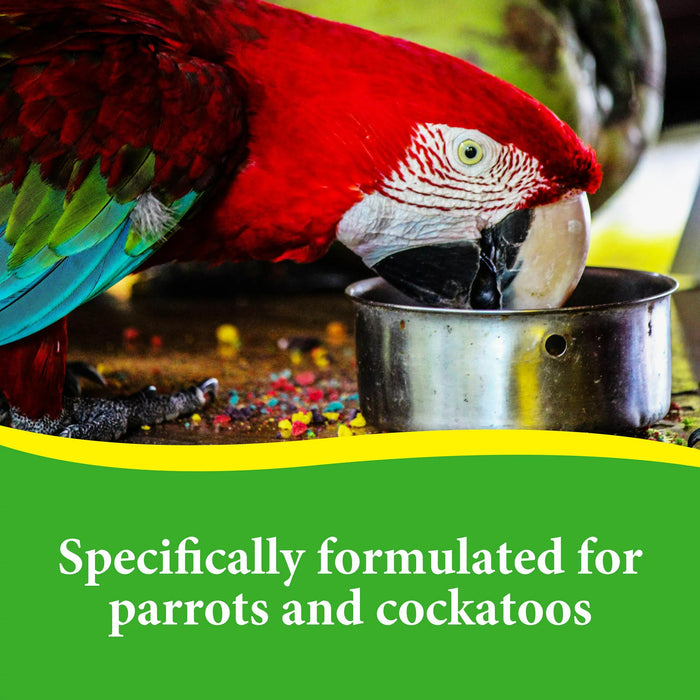 Premium Parrot Bird Food Seeds, with Probiotics - 8 lb. Bag