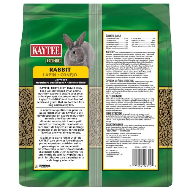 Forti Diet Rabbit Food 5 Pounds