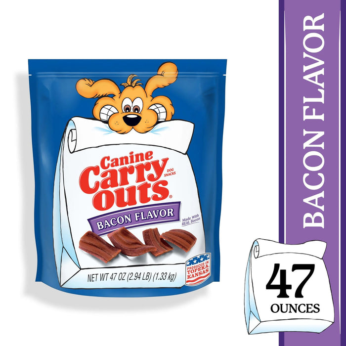 Bacon Flavor Dog Treats - 47oz Bag