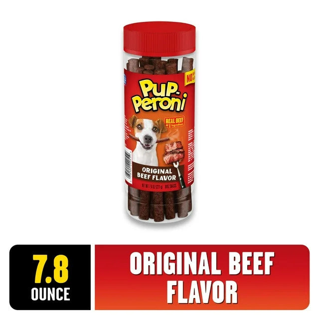 Original Beef Flavor Dog Treats - 7.8 oz Canister