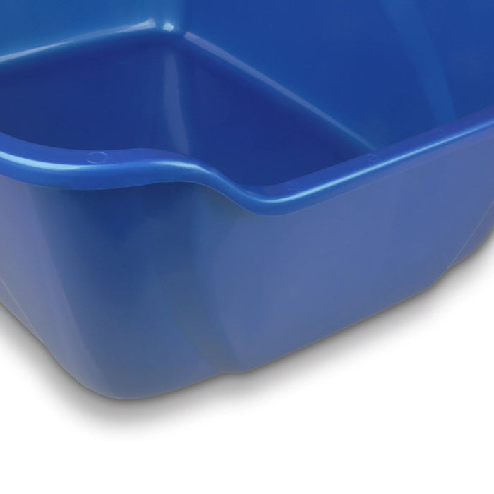 High Sided Cat Litter Box, Giant, Color May Vary - Blue