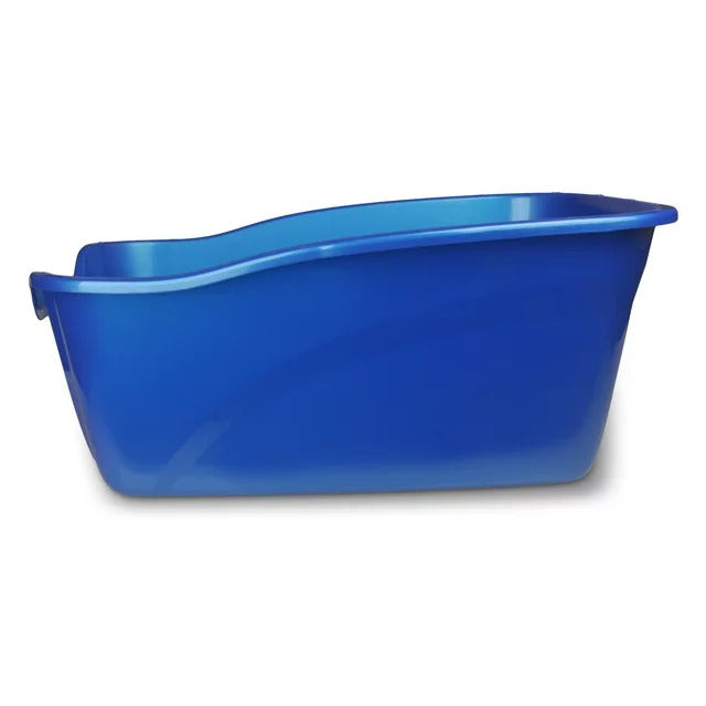 High Sided Cat Litter Box, Giant, Color May Vary - Blue