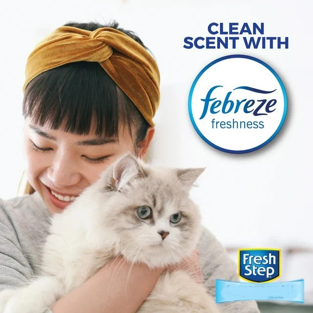 Long Lasting Concentrated Litter with Febreze, Clumping Cat Litter - 19 lb