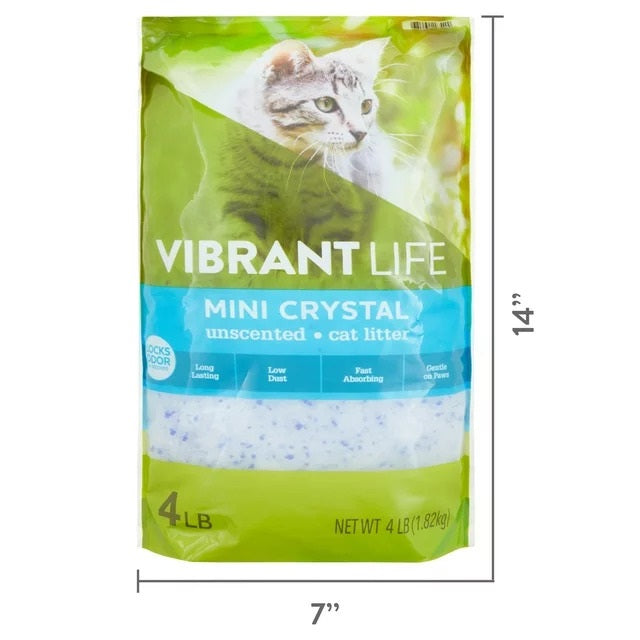 Mini Crystal Unscented Cat Litter - 4 lb