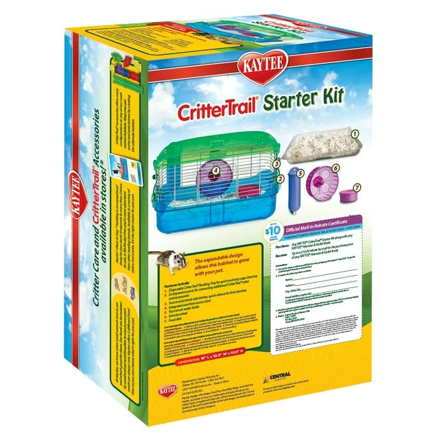 Starter Kit Habitat for Pet Gerbils - Hamsters or Mice