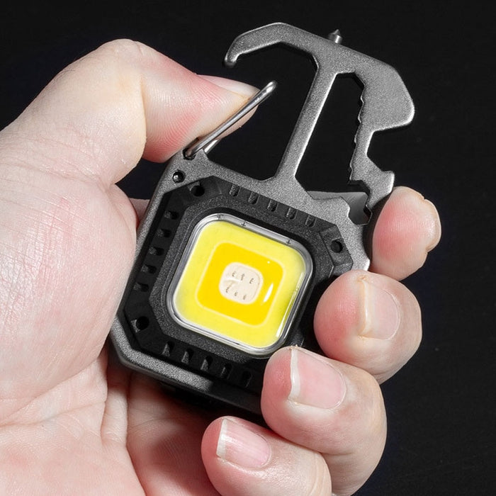 Mini Keychain Flashlight (Multifunctional + 7 Modes)