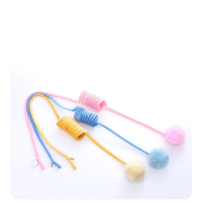 Hanging Spring Ball Cat Toy