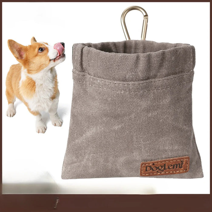 Portable Dog Walk Equip Yourself With A Purse Feed Snacks Training Package